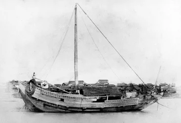 Japanisches Boot, ca. 1860er Jahre